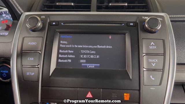 How To Pair Phone With 2012 - 2017 Toyota Camry Bluetooth - Sync iPhone Connect Samsung Pairing смотреть онлайн