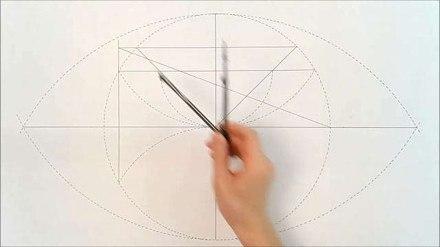 Построение 13 угольника приближенное, tridecagon construction смотреть онлайн