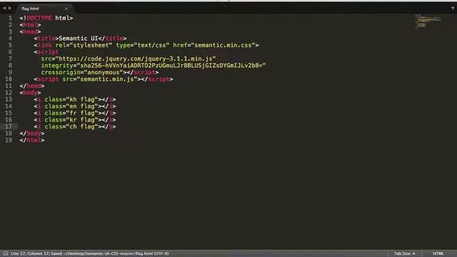 05. Semantic UI - UI Flag [Khmer] смотреть онлайн