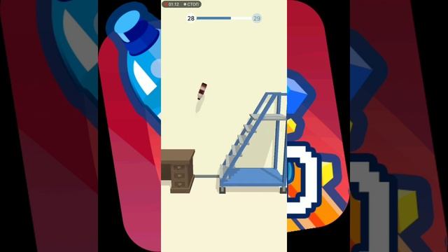 Невозможный уровень//прохождение игры//как пройти игру//bottle flip 3D// смотреть онлайн