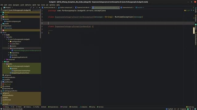 (015) Kotlin, Spring, Własny Exception i zamiana statusu Http смотреть онлайн