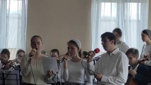 Юный,светлый апрель.пасхальное служение г.Рогачев 24.04.2022г.