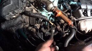 Стартер Хонда CIVIC - демонтаж с автомобиля. Honda CIVIC starter - disassembly from the car