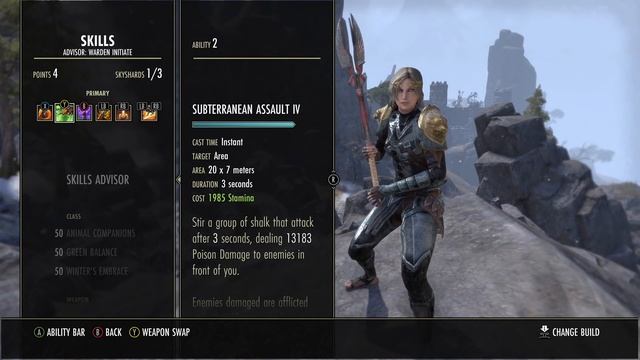 UNKILLABLE Stamina Warden PVP Build - ESO Wrathstone смотреть онлайн