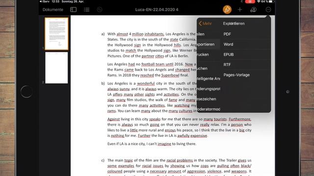 Word-Dokumente mit dem iPad in das PDF-Format konvertieren смотреть онлайн