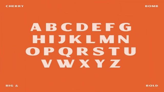 Cherry Bomb Wide Sans Serif Font Free Download смотреть онлайн