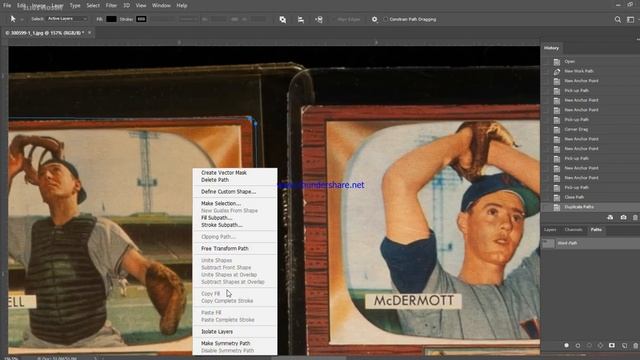 (Photoshop Tutorial)free transform PATH смотреть онлайн