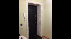 Отделка дверного проема декоративным камнем: фото и видео