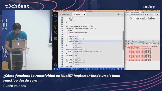 ¿Cómo funciona la reactividad en VueJS? Implementando un sistema reactivo desde cero | T3chFest 201 смотреть онлайн