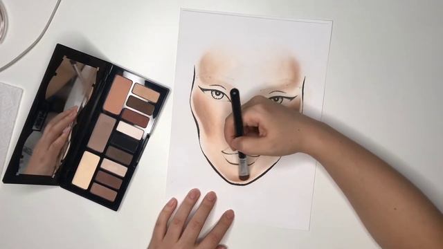 Как рисовать фейс чарт (Первый Урок) / How to draw Face Chart (First Lesson) смотреть онлайн