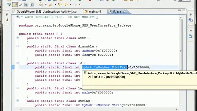 Android 2.x SDK --- sendTextMessage() --- Section 12.2b1 смотреть онлайн