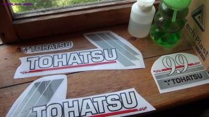 Оригинальные наклейки на лодочный мотор и другую мототехнику