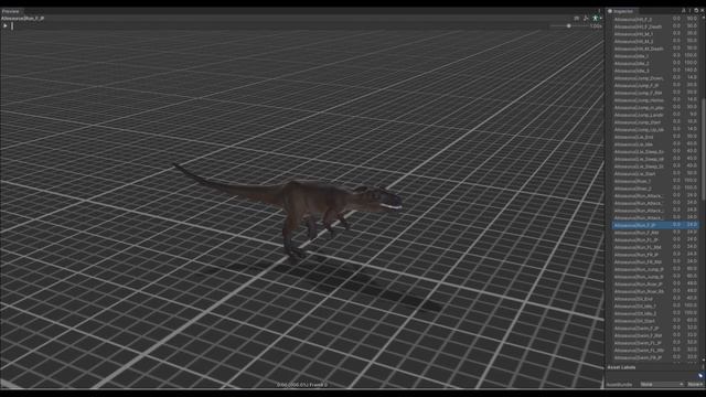Allosaurus animation demo смотреть онлайн
