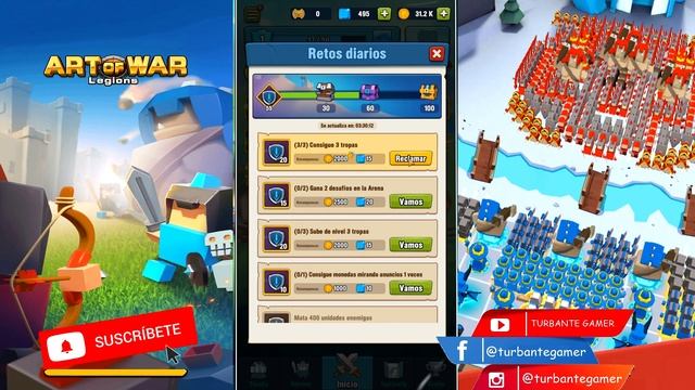 ?ART OF WAR MOD APK HACK? DESBLOQUEA HEROES CONSIGUE MONEDAS Y GEMAS (COMO ser VIP GRATIS) gameplay смотреть онлайн
