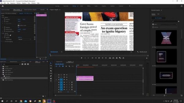 Magnify Glass Effect | Adobe Premiere Pro Tutorial