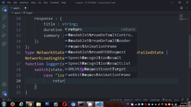 Typescript discriminating unions in Tamil part-1 смотреть онлайн