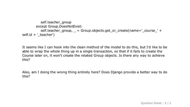 Django : Auto-creating related objects on model creation in Django смотреть онлайн