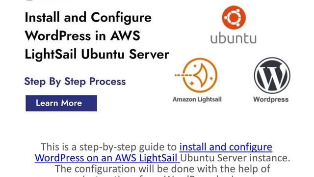 Install and Configure WordPress in AWS LightSail Ubuntu смотреть онлайн