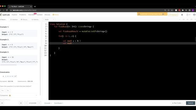 FizzBuzz(Kotlin) - LeetCode Completionist - EP4 смотреть онлайн