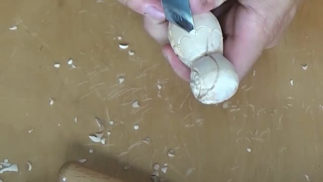 Деревянная ложка с Совами. Woodcarving смотреть онлайн