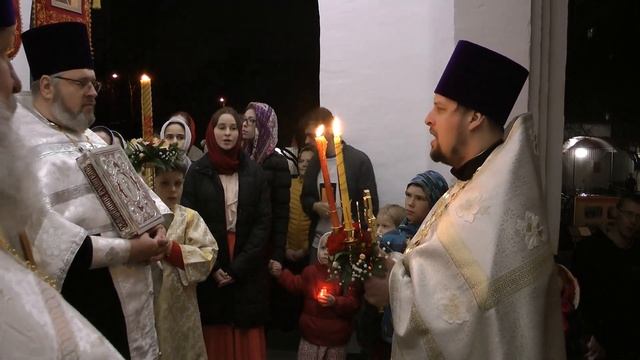 2022.04.23-24 - Пасха. Крестный ход. Благодатный огонь. Храм Димитрия Солунского в Хорошево смотреть онлайн