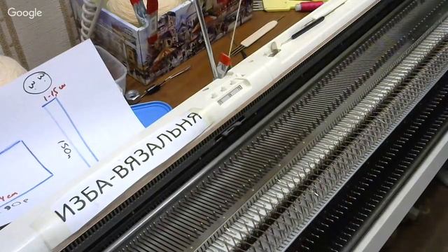 Вязание шапочки "Зефиренка" на вязальной машинке, #связалипобежали смотреть онлайн