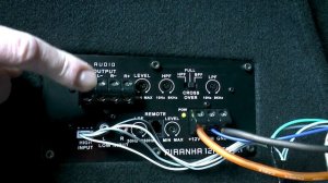 Активный сабвуфер Piranha 12A SE 2.1//Подключение