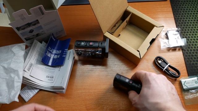 Распаковка и тест видеокамера Sony HDR-AS50 смотреть онлайн