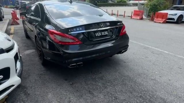 Mercedes-AMG CLS63 5.5L V8 BiTurbo W218 - STOCK EXHAUST Note смотреть онлайн