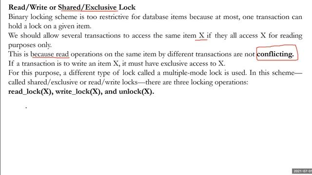 044 DBMS UNIT 5 Locks 2 Phaze Locking смотреть онлайн