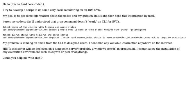 Unix & Linux: IBM V7000 scripts for monitoring (2 Solutions!!) смотреть онлайн