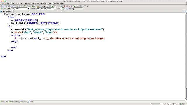 [HD] EECS3311 F20 Tutorial Part 15 - Use of across as Loop Instructions смотреть онлайн