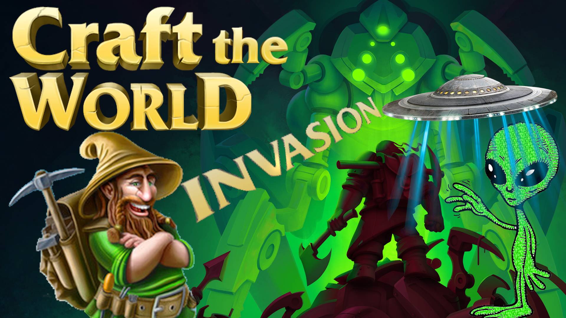 ПЕРВЫЙ ВЗГЛЯД НА DLC CRAFT THE WORLD - INVASION / CRAFT THE WORLD - ВТОРЖЕНИЕ. №1 смотреть онлайн