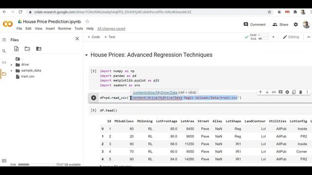 How to load Dataset in Google Colab | Google Colab Tutorial |Machine Learning | Data Magic смотреть онлайн