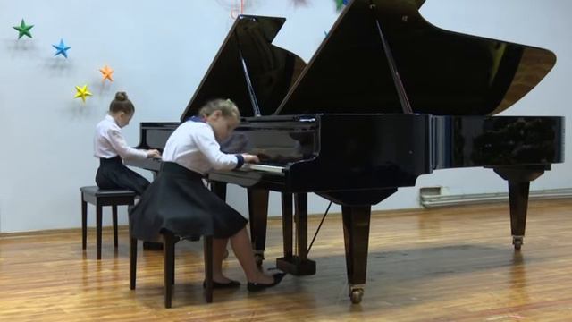 Фортепіанний дует Половкова Марія, Самойлова Вікторія Р Гліер «Пісня» смотреть онлайн