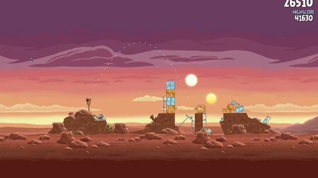 Angry Birds Star Wars HD Mac - Tatooine Level 1-12 3 Walkthrough Gameplay смотреть онлайн