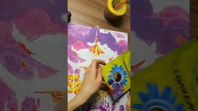 КАРТИНА ПО НОМЕРАМ ИЗ ФИКС ПРАЙСА. СЕКРЕТЫ УСПЕХА. НЕОНОВЫЙ АКРИЛ