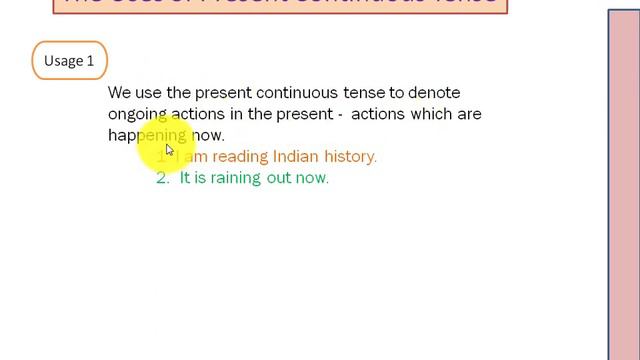 Present Continuous Tense смотреть онлайн
