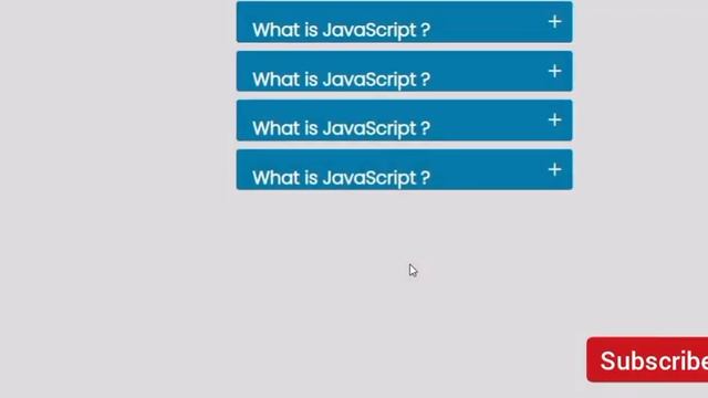 How To Create an Accordion using HTML CSS & JavaScript | Accordian Project JavaScript смотреть онлайн