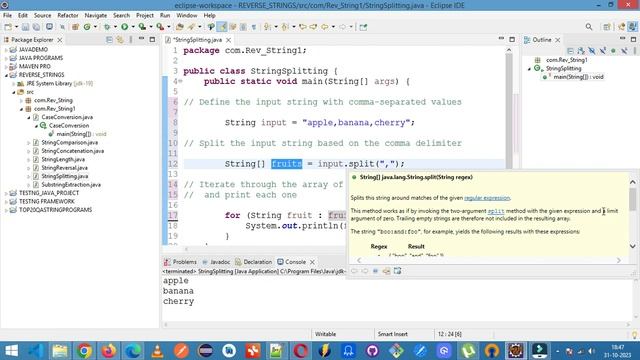 Java String Splitting How to Divide and Conquer Your Data смотреть онлайн