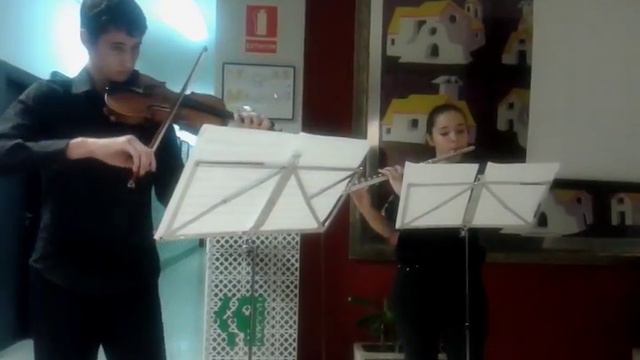 Canon de Pachelbel - Flauta, violín y contrabajo смотреть онлайн