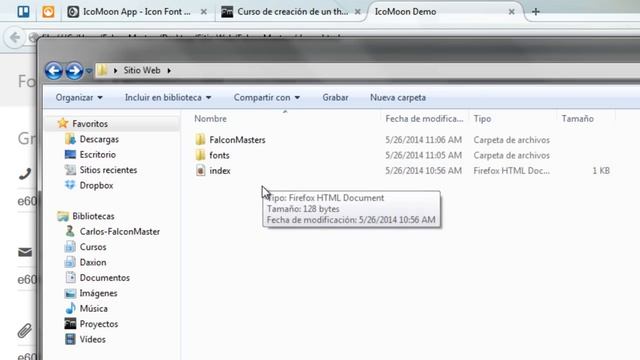 Como utilizar iconos personalizados en nuestro sitio web mediante fuentes y CSS смотреть онлайн