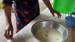 Uzbekistan. Unusual way of cooking oil. Life in the village of Ispay. country life. ASMR.