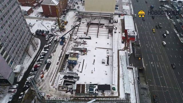 Аэросъемка ЖК RED7 (Апартаменты бизнес-класса на Сахарова), 05.03.2019 смотреть онлайн