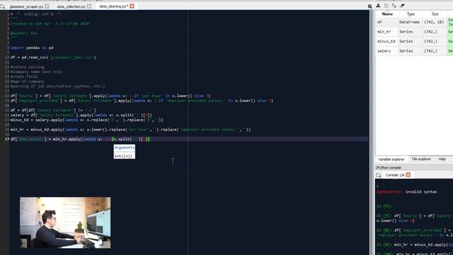Data Science Project from Scratch - Part 3 (Data Cleaning) смотреть онлайн