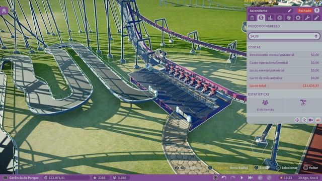 4K - Construindo nosso Parque | Planet Coaster Console Edition (Ep. 08) смотреть онлайн