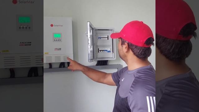 Solar Max Falcon -Dual Pv 6000 Hybrid Solar Inverter  With Longi 545 Watts Qty 9 Panels