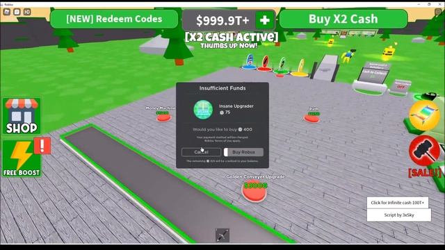 Roblox Millionaire Empire Tycoon Script (Infinite Cash) смотреть онлайн
