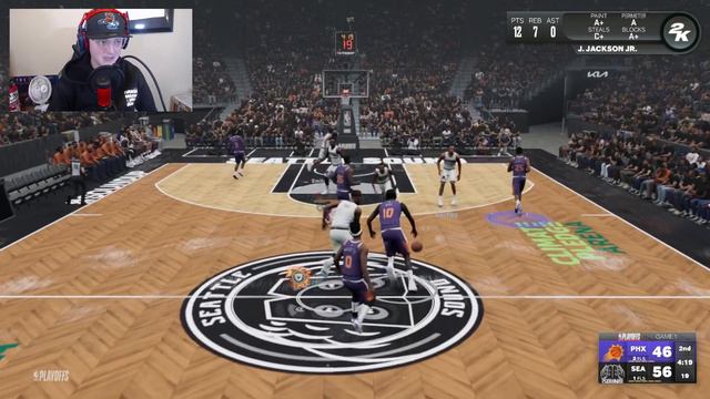 GAME 1, OF THE FIRST ROUND VS PHOENIX! SOUND NBA 2K23 MYLEAGUE EPISODE 37 смотреть онлайн