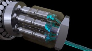 Принцип работы аксиально-поршневых насосов с наклонным блоком и наклонным  диском